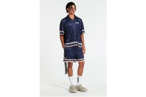 Mwm Colorblock Almond Blossom  Πουκάμισο Κοντομάνικο (MW092080389 NAVY)
