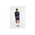 Mwm Colorblock Almond Blossom  Πουκάμισο Κοντομάνικο (MW092080389 NAVY)