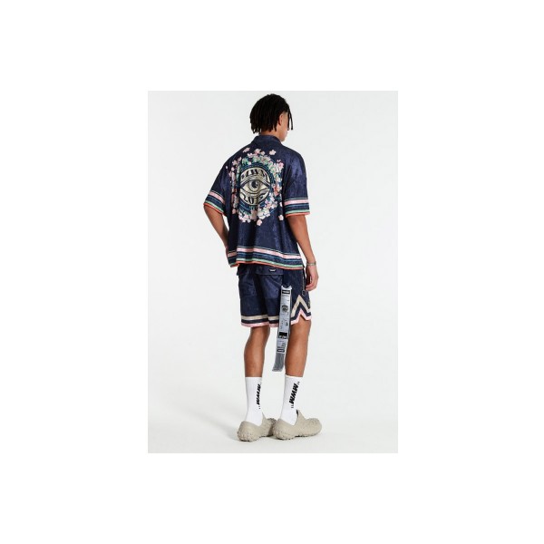 Mwm Colorblock Almond Blossom  Πουκάμισο Κοντομάνικο (MW092080389 NAVY)