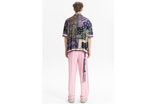 Mwm Oversized Silk Bandana Πουκάμισο Κοντομάνικο (MW092080393 BLUE)