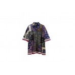 Mwm Oversized Silk Bandana Πουκάμισο Κοντομάνικο (MW092080393 BLUE)