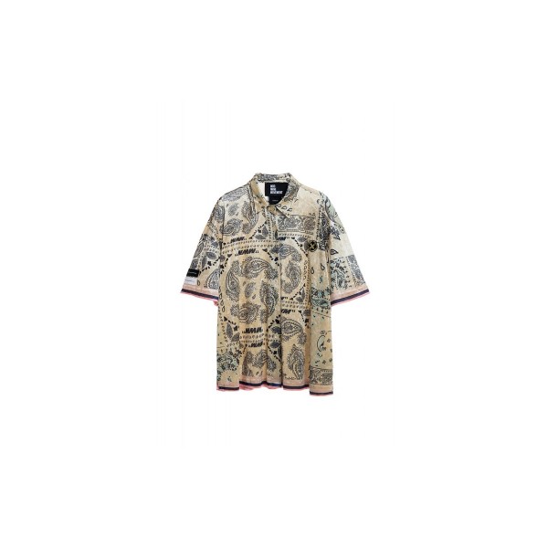 Mwm Oversized Silk Bandana Πουκάμισο Κοντομάνικο (MW092080393 ECRU)