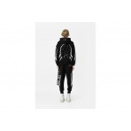 MWM Double Wings Unisex Φούτερ με Κουκούλα Μαύρο