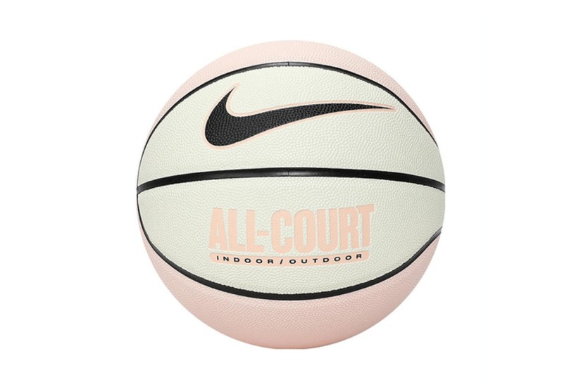 Nike Everyday All Court 8P Μπάλα Μπάσκετ Εκρού, Σομόν