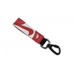 Nike Key-Holder Wrist Lanyard Μπρελόκ για Κλειδιά Λευκό και Κόκκινο