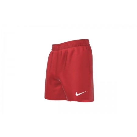 Nike Essential Lap 4" Παιδικό Μαγιό Σορτς Κόκκινο