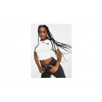 The North Face Γυναικεία Κοντομάνικη Crop Top Μπλούζα Λευκή