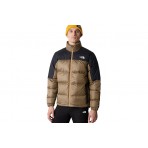 The North Face Ανδρικό Puffer Jacket με Κουκούλα Καφέ & Μαύρο