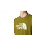 The North Face Easy Ανδρικό Κοντομάνικο T-Shirt Λαδί