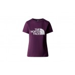 The North Face Easy Γυναικείο Κοντομάνικο T-Shirt Βυσσινί