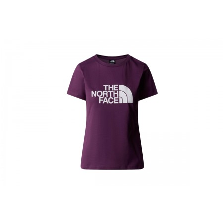 The North Face Easy Γυναικείο Κοντομάνικο T-Shirt Βυσσινί