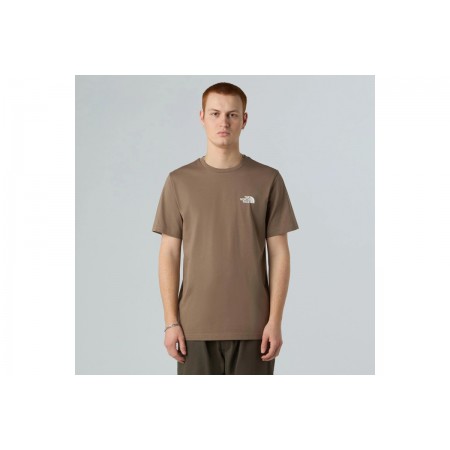 The North Face Simple Dome Ανδρικό Κοντομάνικο T-Shirt Καφέ