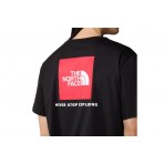 The North Face Redbox Tee Ανδρικό Κοντομάνικο T-Shirt Μαύρο