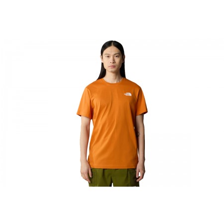 The North Face Redbox Tee Ανδρικό Κοντομάνικο T-Shirt Πορτοκαλί