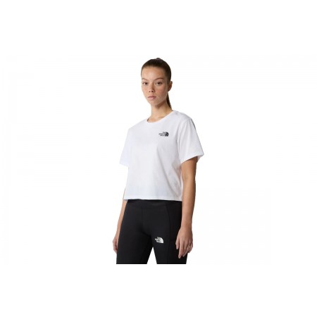 The North Face Cropped Γυναικείο Κοντομάνικο T-Shirt Λευκό