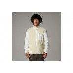 The North Face Yumiori Full-Zip Ανδρική Ζακέτα Fleece Μπεζ, Λευκή