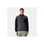 The North Face Yumiori Full-Zip Ανδρική Ζακέτα Fleece Γκρι, Μαύρη