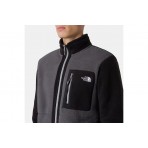 The North Face Yumiori Full-Zip Ανδρική Ζακέτα Fleece Γκρι, Μαύρη