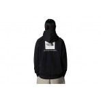 The North Face Raglan Box Ανδρικό Φούτερ Με Κουκούλα Μαύρο