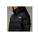 The North Face Cropped Saikuru Γυναικείο Puffer Μπουφάν Μαύρο