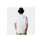 The North Face Fine Ανδρικό Κοντομάνικο T-Shirt Λευκό