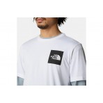 The North Face Fine Ανδρικό Κοντομάνικο T-Shirt Λευκό