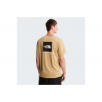The North Face Evolution NSE Box Regular Ανδρικό Κοντομάνικο T-Shirt Μπεζ