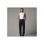 The North Face Slim Rib Γυναικεία Αμάνικη Μπλούζα Λευκή