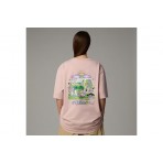 The North Face Mountain Cleanup Unisex Κοντομάνικο T-Shirt Ροζ