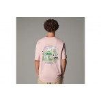 The North Face Mountain Cleanup Unisex Κοντομάνικο T-Shirt Ροζ