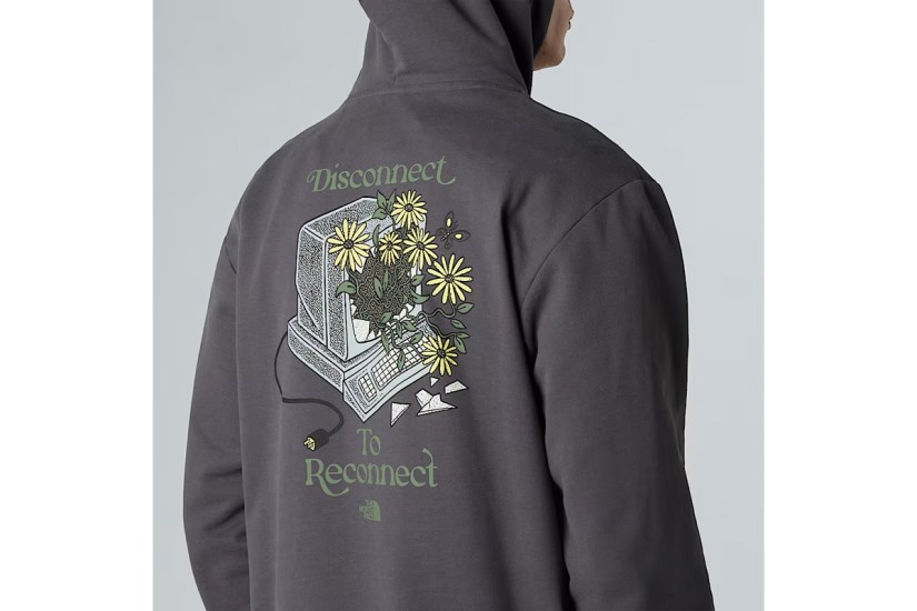 The North Face Connect Relaxed Graphi Ανδρικό Φούτερ με Κουκούλα