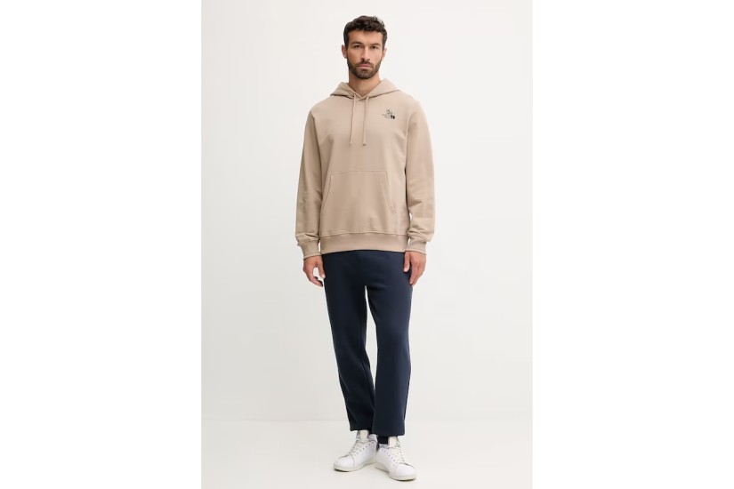 The North Face Dome Flower Relaxed Graphic Φούτερ με Κουκούλα Μπεζ
