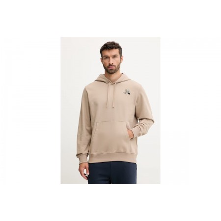 The North Face Dome Flower Relaxed Graphic Φούτερ με Κουκούλα Μπεζ
