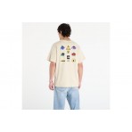 The North Face Icon Celebration Regular Graphic Ανδρικό Κοντομάνικο T-Shirt Μπεζ