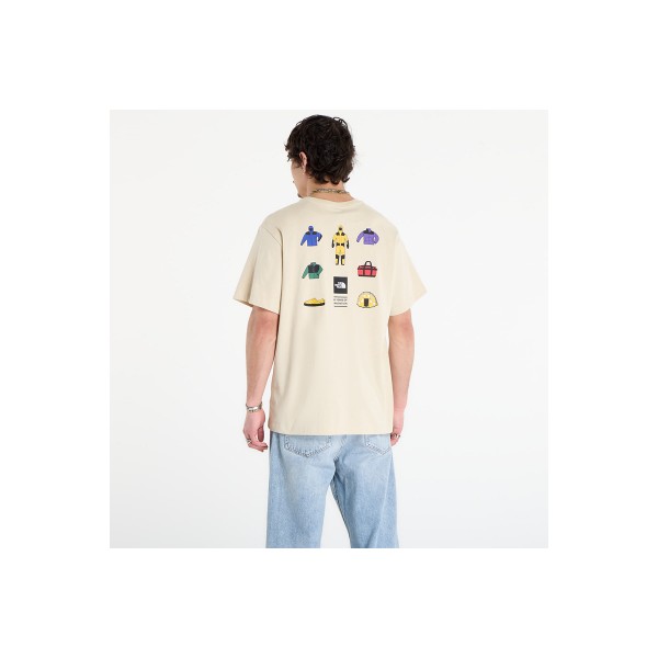 The North Face Icon Celebration Regular Graphic T-Shirt Ανδρικό (NF0A8GASDOM1)