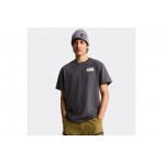 The North Face Van Life Relaxed Graphic Ανδρικό Κοντομάνικο T-Shirt Γκρι Σκούρο, Μπεζ, Λαδί