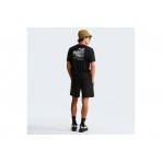 The North Face Mountain Sketch Ανδρικό Κοντομάνικο T-Shirt Μαύρο