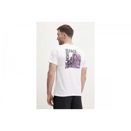 The North Face Half Dome Photo Graphic Ανδρικό Κοντομάνικο T-Shirt Λευκό