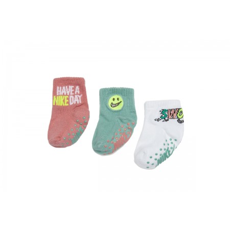 Nike 3 Pack Non-Slip Lightweight Κάλτσες Μέχρι Τον Αστράγαλο 
