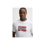 Napapijri Mahsa Ανδρικό Κοντομάνικο T-Shirt Λευκό