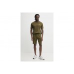 Napapijri Flint Ανδρικό Κοντομάνικο T-Shirt Χακί