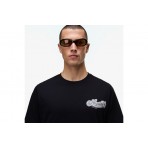 Napapijri Zinc Ανδρικό Κοντομάνικο T-Shirt Μαύρο