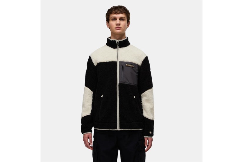 Napapijri Yupik Ανδρική Ζακέτα Fleece με Κουκούλα