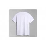 Napapijri Salis Ανδρικό Κοντομάνικο T-Shirt Λευκό