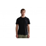Napapijri Salis Ανδρικό Κοντομάνικο T-Shirt Μαύρο