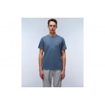 Napapijri Salis Ανδρικό Κοντομάνικο T-Shirt Γκρι