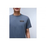 Napapijri S-Iaato Ανδρικό Κοντομάνικο T-Shirt Γκρι Σκούρο