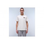 Napapijri S-Iaato Ανδρικό Κοντομάνικο T-Shirt Εκρού