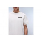 Napapijri S-Iaato Ανδρικό Κοντομάνικο T-Shirt Εκρού