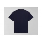 Napapijri Canada Ανδρικό Κοντομάνικο T-Shirt Μπλε Σκούρο